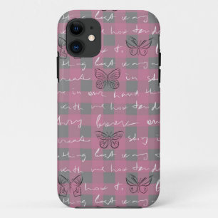 Pink Butterfly Handy Case   Niedlich und stilvoll