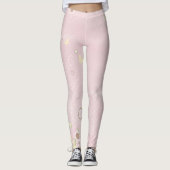 Pink Butterfly Leggings (Vorderseite)
