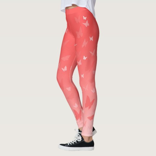 Pink Butterfly Leggings Butterfly Stretchy Pants (Links)