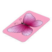 Pink Butterfly Magnet (Linke Seite)