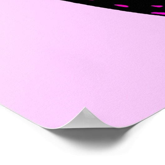 Pink Butterfly Poster (Ecke)