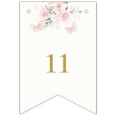 Pink Butterfly Quinceañera Wimpelkette (Zweite Fahne)