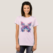 Pink Butterfly Splendor T - Shirt (Vorne ganz)