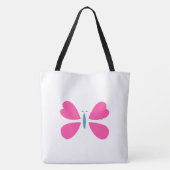 Pink Butterfly Tasche (Rückseite)