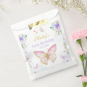 Pink Butterfly Thema Floral Girl Geburtstag Geschenktütchen (Versiegelt)