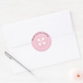 Pink Button Baby Duschmittel Sticker (Umschlag)