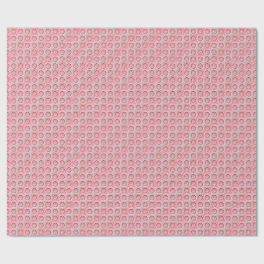 Pink Button Checked Pattern Geschenkpapier (Flach)