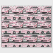 Pink c7 Corvette Packpapier (Flach)