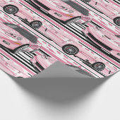 Pink c7 Corvette Packpapier (Ecke)