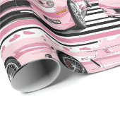 Pink c7 Corvette Packpapier (Rolleneckpunkt)