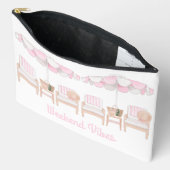 Pink Cabana Bachelorette Wochenende | Weekend Vibe Zubehörtasche (Offen)