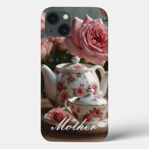 Pink Cabbage Rose Tea iPhone / iPad Gehäuse Case-Mate iPhone Hülle