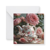 Pink Cabbage Rose Tee