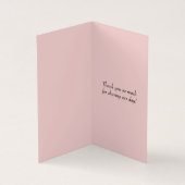 Pink Cabbage Roses and Black Lace Wedding (Innenseite)