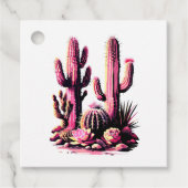 Pink Cacti Batch Geschenkanhänger (Vorderseite)