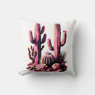 Pink Cacti Batch Kissen
