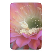 Pink Cactus Blume in der Wüste Badematte (Vorderseite Vertikal)