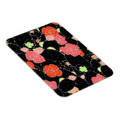 Pink Cactus Blume Sketch Magnet (Rechte Seite)