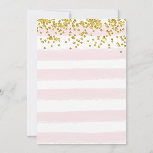 Pink Cactus Bridal Dusche Einladung Sukkulent (Rückseite)