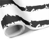 Pink Cactus striped pattern Geschenkpapier (Rolleneckpunkt)