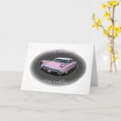 Pink Cadillac Flash Karte (Gelbe Blume)