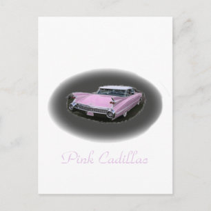 Pink Cadillac Flash Postkarte