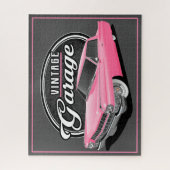 Pink Cadillac Jigsaw Puzzle (Vertikal)