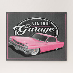 Pink Cadillac Jigsaw Puzzle