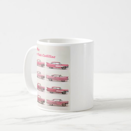 PINK CADILLAC KAFFEETASSE (Vorderseite Links)