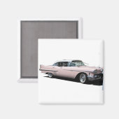 Pink Cadillac Magnet (Vorderseite/Rückseite)