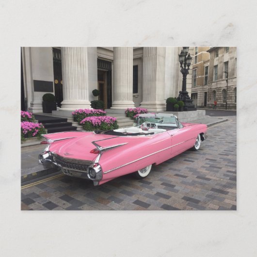 Pink Cadillac Postkarte (Vorderseite)