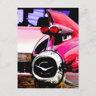 Pink Cadillac Postkarte