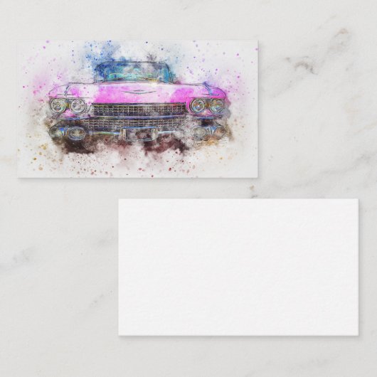 Pink Cadillac Visitenkarte (Vorne/Hinten)