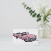 Pink Cadillac Visitenkarte (Stehend Vorderseite)