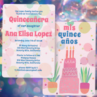 Pink Cake Bubbles Whimsical QUINCEANERA Custom