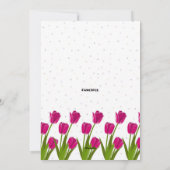 Pink Cake Geburtstagskarte Feiertagskarte (Rückseite)