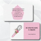 Pink Cake Pastry Chef Bakery Visitenkarte