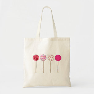 Pink Cake Pops Valentinstag Liebe Feinschmecker Tragetasche