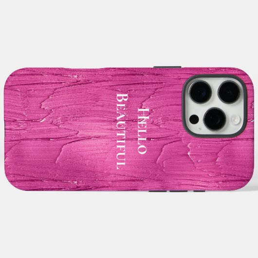 Pink Cake Zuckerguss Case-Mate iPhone Hülle (Rückseite (Horizontal))