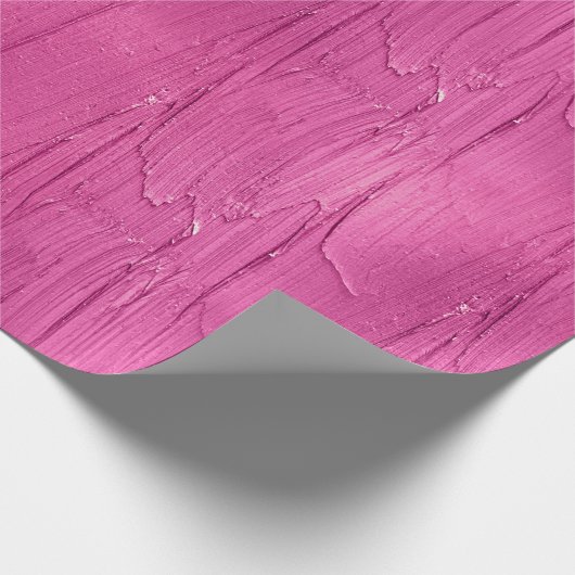 Pink Cake Zuckerguss Chic Geburtstag Geschenkpapier (Ecke)