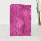 Pink Cake Zuckerguss Geburtstag Karte (Rückseite)