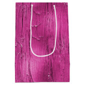 Pink Cake Zuckerguss Geburtstag Mittlere Geschenktüte (Rückseite)