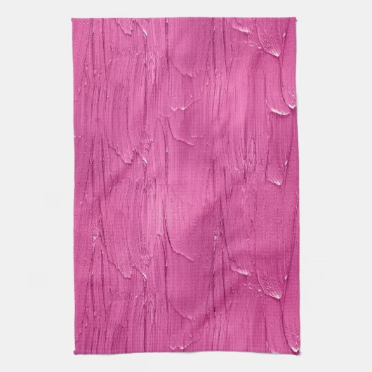 Pink Cake Zuckerguss Geschirrtuch (Vertikal)