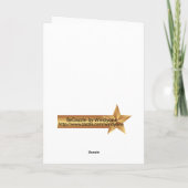 Pink Calla Lily Floral Grußkarte Karte (Rückseite)