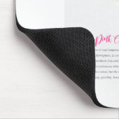Pink Calla Mousepad (Ecke)