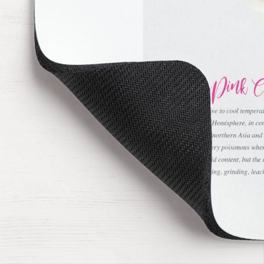 Pink Calla Mousepad (Ecke)