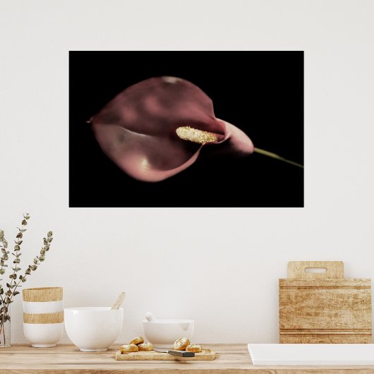 Pink Calla Poster (Küche)