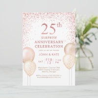 Pink Calligraphy Überraschung 25 Jahre alt