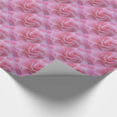 Pink Camelia Geschenkpapier (Ecke)