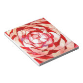 Pink Camellia abstraktes Originalgemälde Notizblock (angewinkelt)
